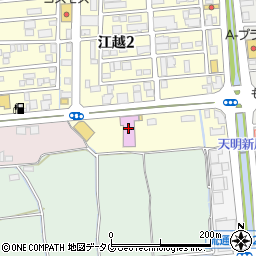 熊本モノリス周辺の地図