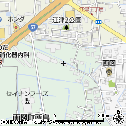 江津しょうぶ苑周辺の地図