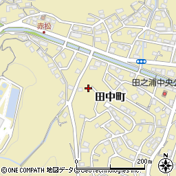 長崎県長崎市田中町1134周辺の地図