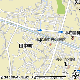 長崎県長崎市田中町1102周辺の地図
