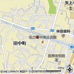 長崎県長崎市田中町1100周辺の地図
