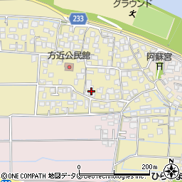 熊本県熊本市西区中原町周辺の地図