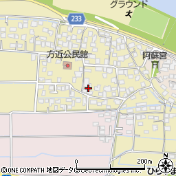 熊本県熊本市西区中原町周辺の地図