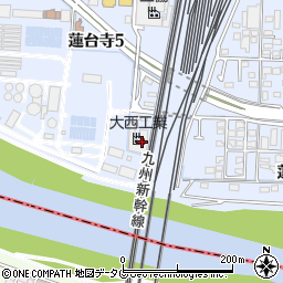 大西工業株式会社周辺の地図