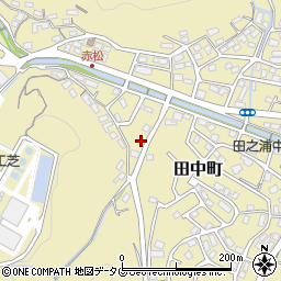 長崎県長崎市田中町1169周辺の地図