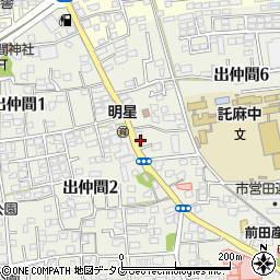 ピザポケット　田迎店周辺の地図