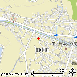 長崎県長崎市田中町1115周辺の地図