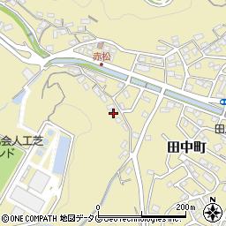 長崎県長崎市田中町1380周辺の地図