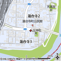 蓮台寺周辺の地図