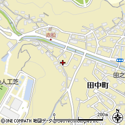 長崎県長崎市田中町1184周辺の地図