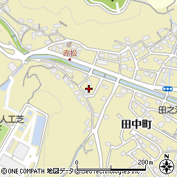 長崎県長崎市田中町1183周辺の地図