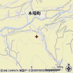 長崎県長崎市木場町1421周辺の地図