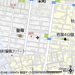 熊本県熊本市東区南町周辺の地図
