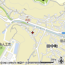 長崎県長崎市田中町1185周辺の地図
