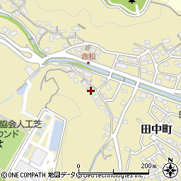 長崎県長崎市田中町1390周辺の地図