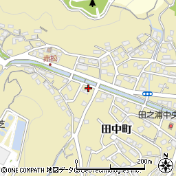 長崎県長崎市田中町1174周辺の地図