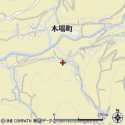 長崎県長崎市木場町1418-3周辺の地図