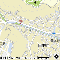 長崎県長崎市田中町1178周辺の地図