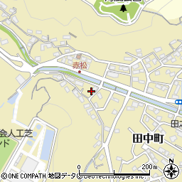 長崎県長崎市田中町1363周辺の地図