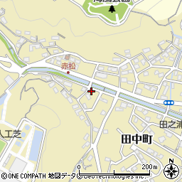 長崎県長崎市田中町1180周辺の地図