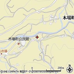 長崎県長崎市木場町1446周辺の地図