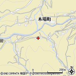 長崎県長崎市木場町1418-7周辺の地図