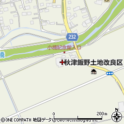 熊本市農業協同組合　秋津カントリー周辺の地図