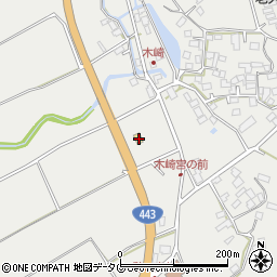 熊本県上益城郡益城町赤井611周辺の地図