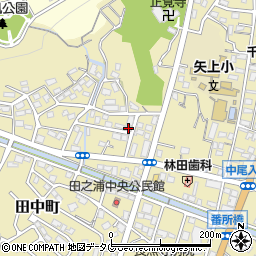 長崎県長崎市田中町1557周辺の地図