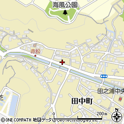 長崎県長崎市田中町1453周辺の地図