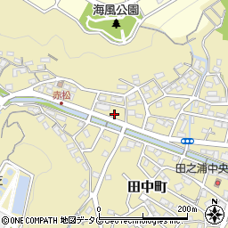 長崎県長崎市田中町1454周辺の地図