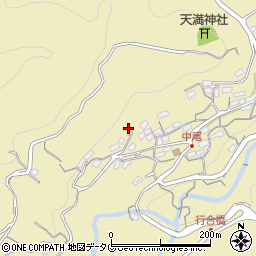 長崎県長崎市田中町4058周辺の地図