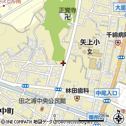 長崎県長崎市田中町1588周辺の地図