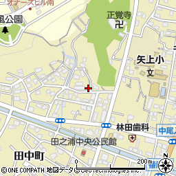 長崎県長崎市田中町1601周辺の地図