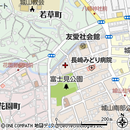 長崎県長崎市富士見町23周辺の地図