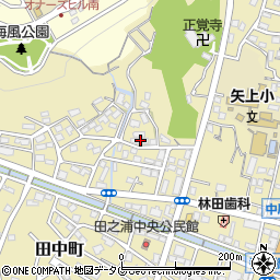 長崎県長崎市田中町1600周辺の地図