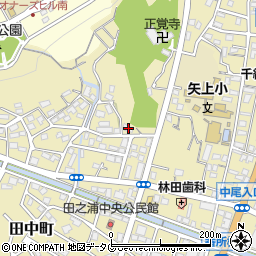 長崎県長崎市田中町1593周辺の地図
