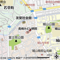 長崎県長崎市富士見町周辺の地図