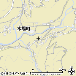 長崎県長崎市木場町1318-4周辺の地図