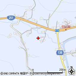 長崎県諫早市飯盛町里2477-2周辺の地図