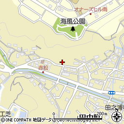 長崎県長崎市田中町1466周辺の地図