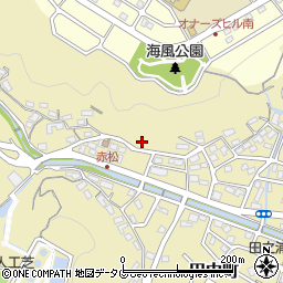 長崎県長崎市田中町1468周辺の地図