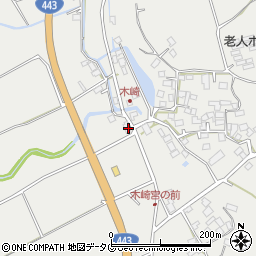 熊本県上益城郡益城町赤井608周辺の地図