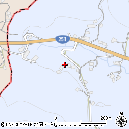 長崎県諫早市飯盛町里2454周辺の地図