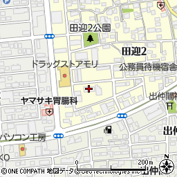株式会社第一興商　熊本支店周辺の地図