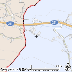 長崎県諫早市飯盛町里2432周辺の地図