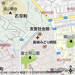 長崎県長崎市富士見町21周辺の地図