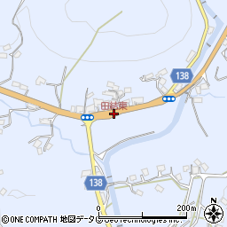 田結東周辺の地図