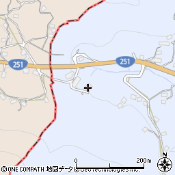 長崎県諫早市飯盛町里2429周辺の地図