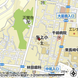 長崎市立矢上小学校周辺の地図